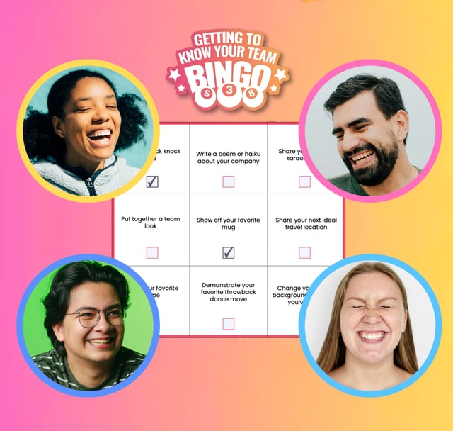 Getting To Know Your Team Bingo