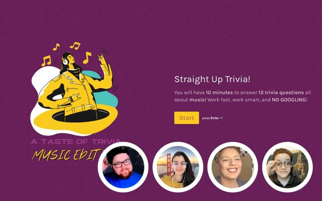 Virtual Trivia: Team vs Team