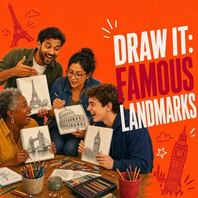 Draw It: Famous Landmarks