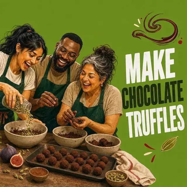 Make Chocolate Truffles: Middle East-Inspired