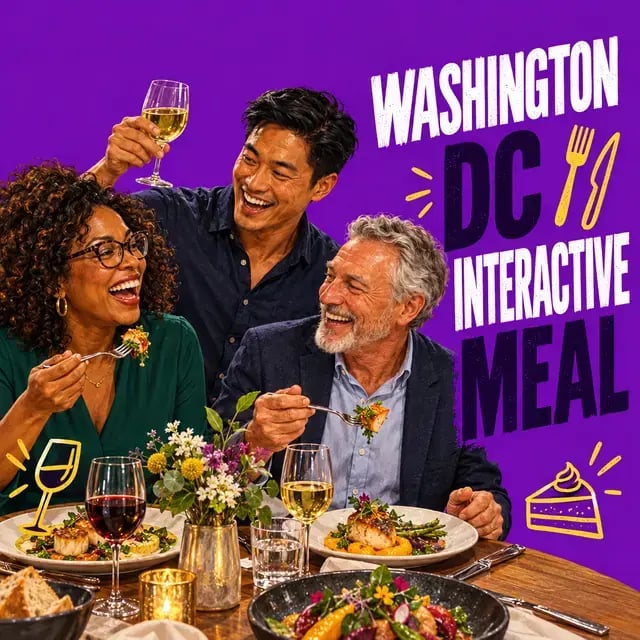 Washington DC Interactive Meal - Food Based Experience