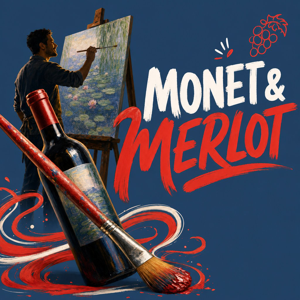 Monet & Merlot (with real shipped wine!)