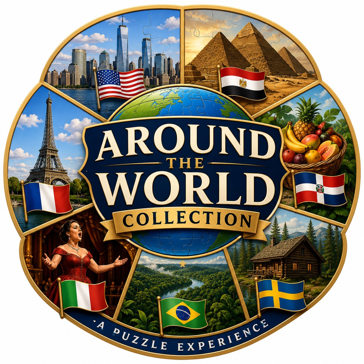 Around the World Puzzle Collection