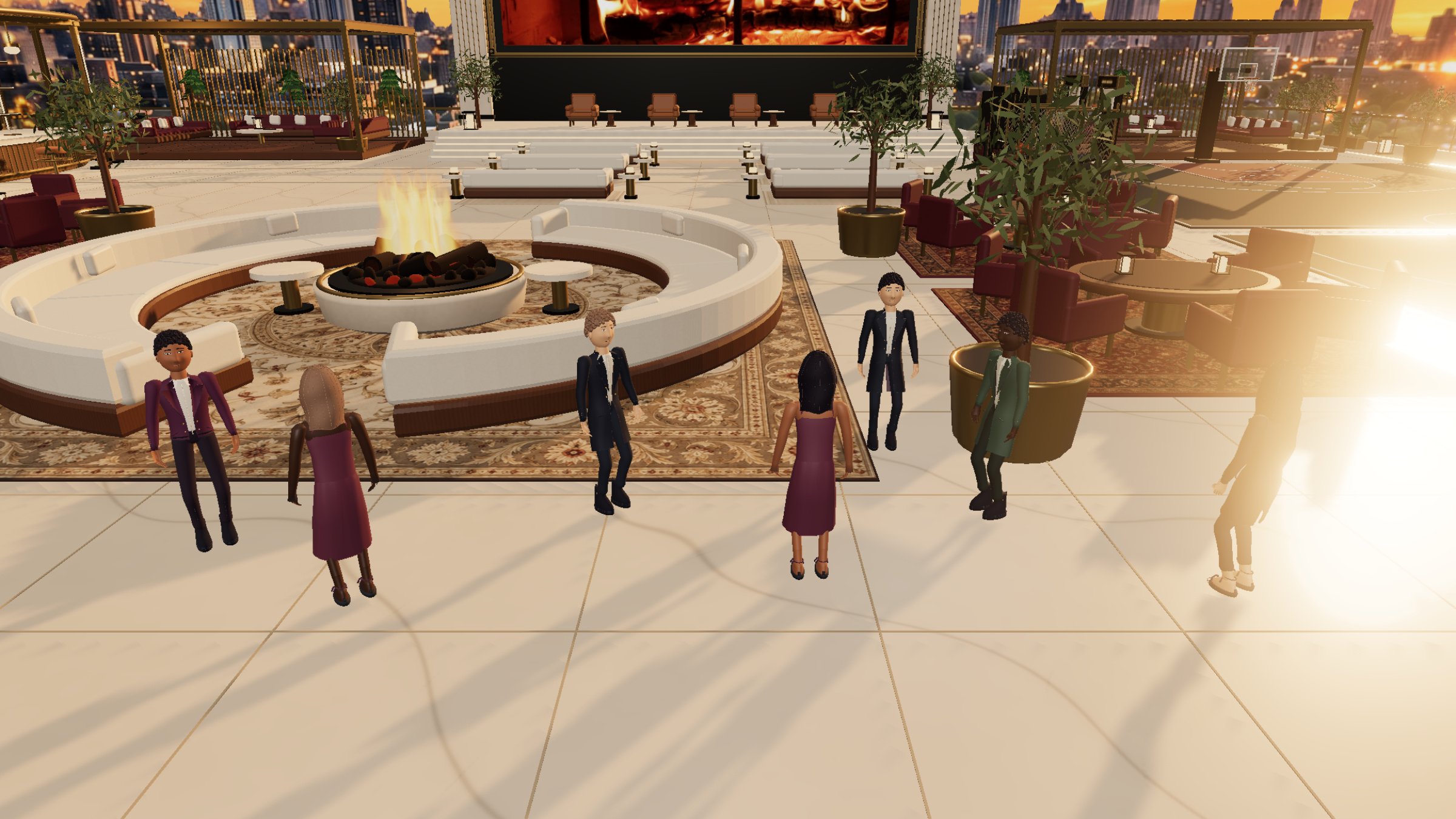 Royal Rooftop Private Virtual Team Social image #3