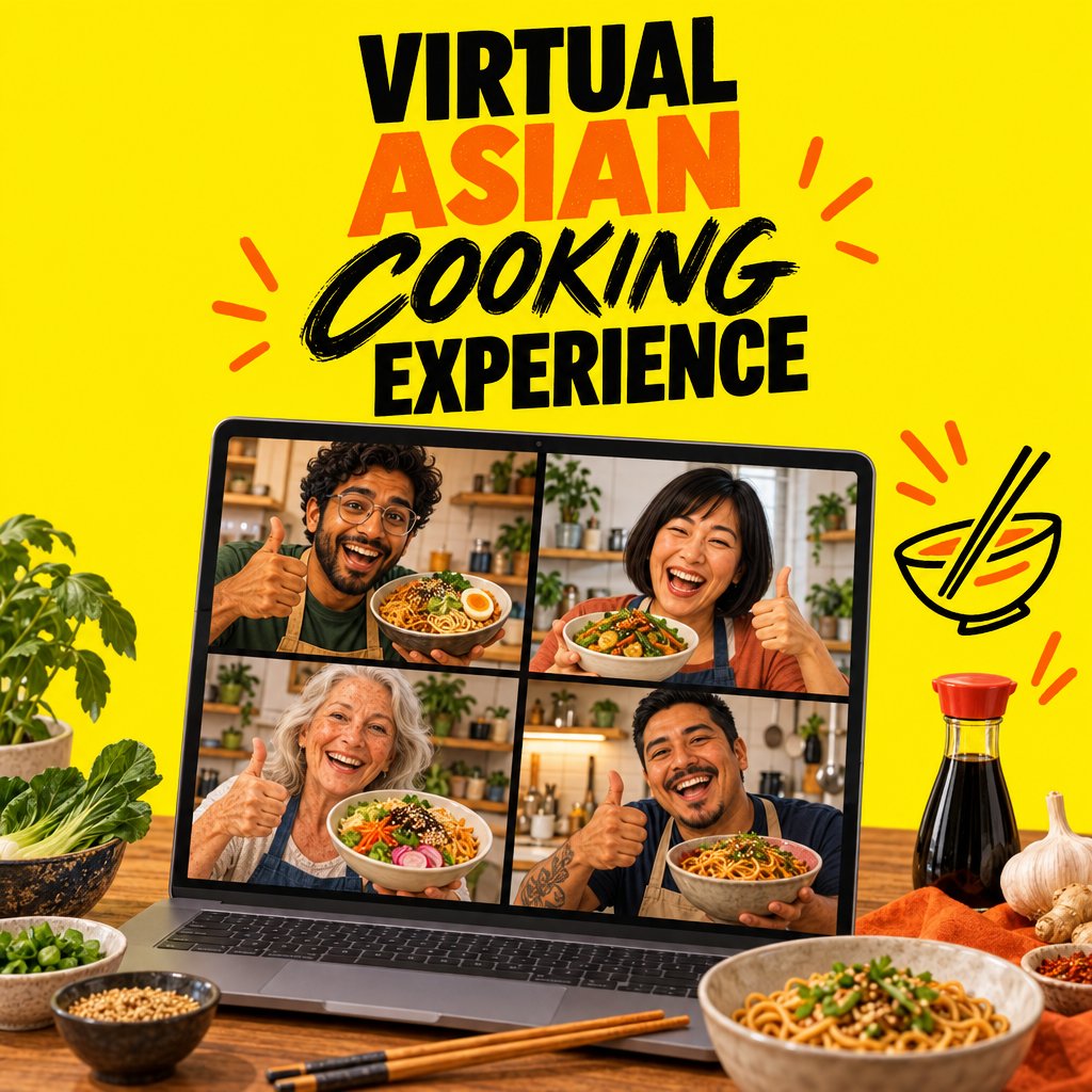 Virtual Asian Cooking Experience with Shopping List image #1
