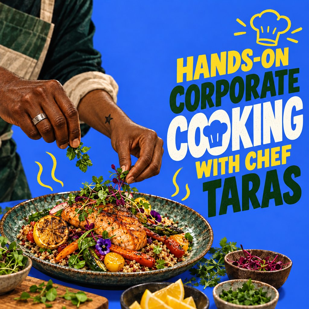 Hands-On Corporate Cooking With Chef Taras image #1
