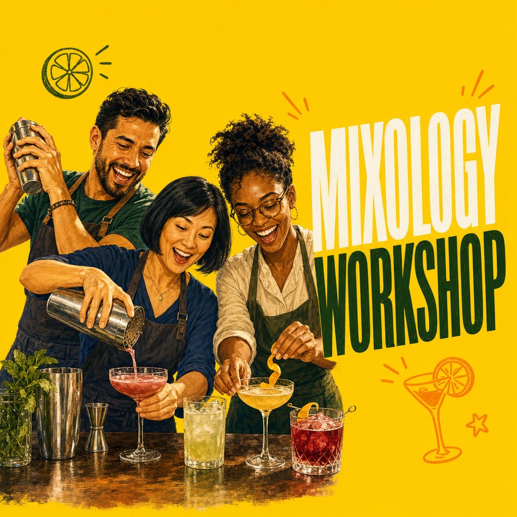 Learn to shake like an expert: Mixology Workshop