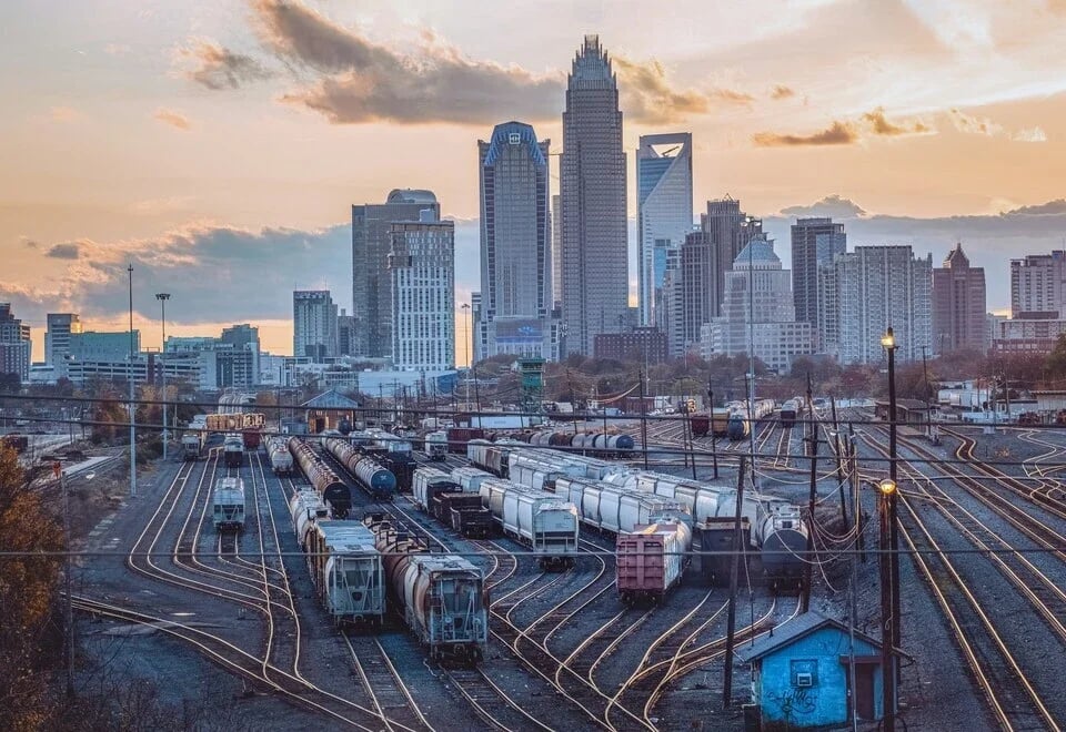 Charlotte team building skyline