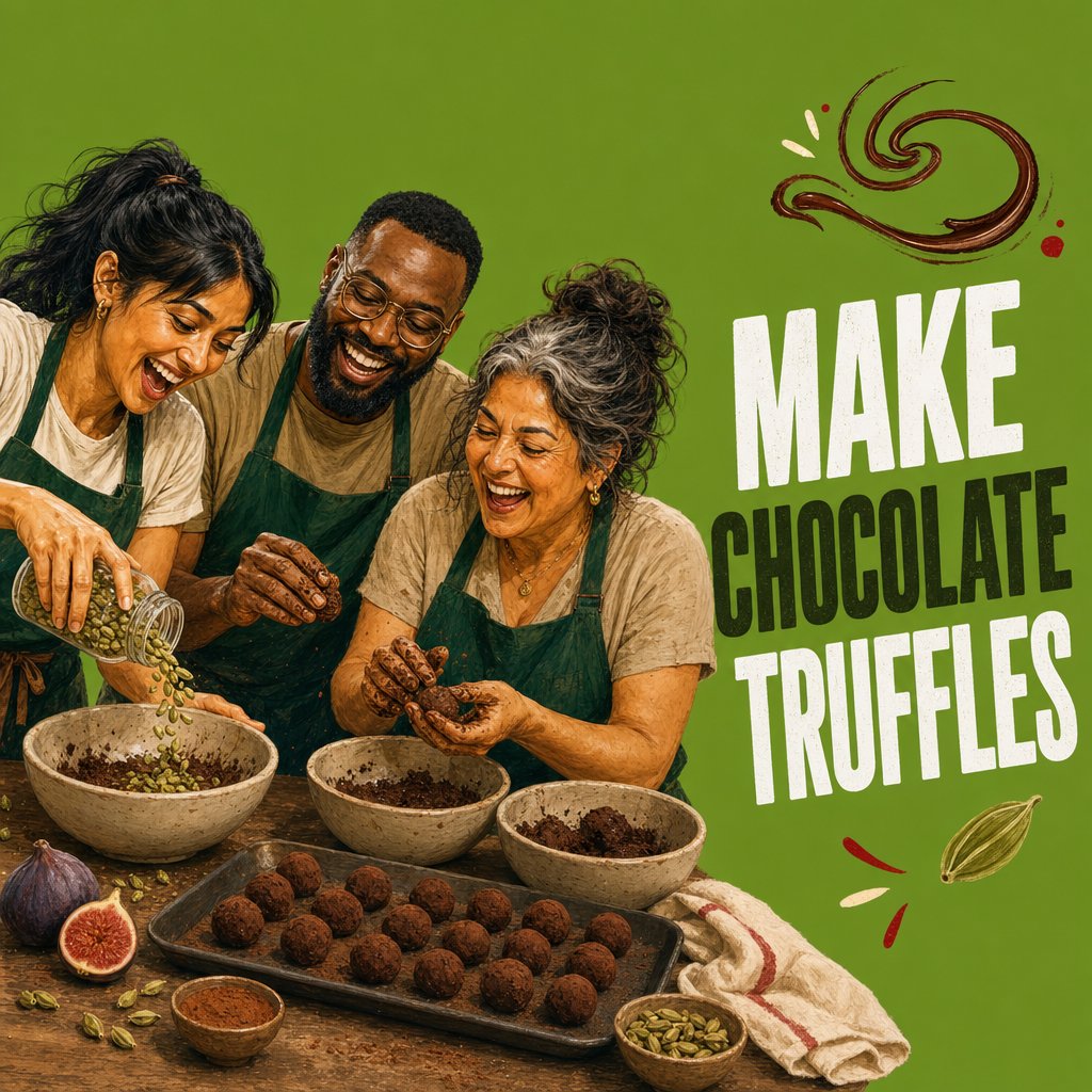 Make Chocolate Truffles: Middle East-Inspired