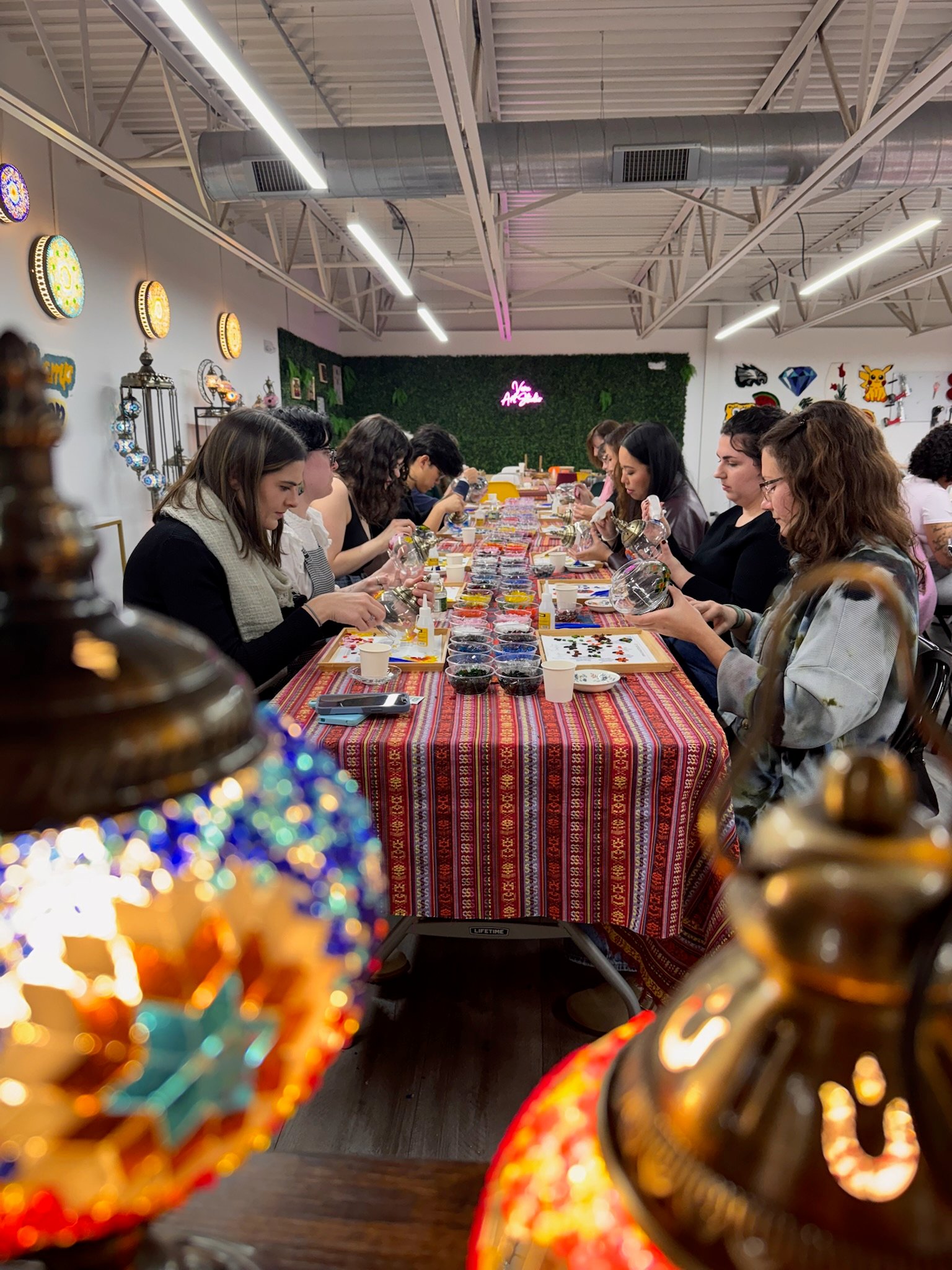 Turkish Mosaic Lamp Workshop image
