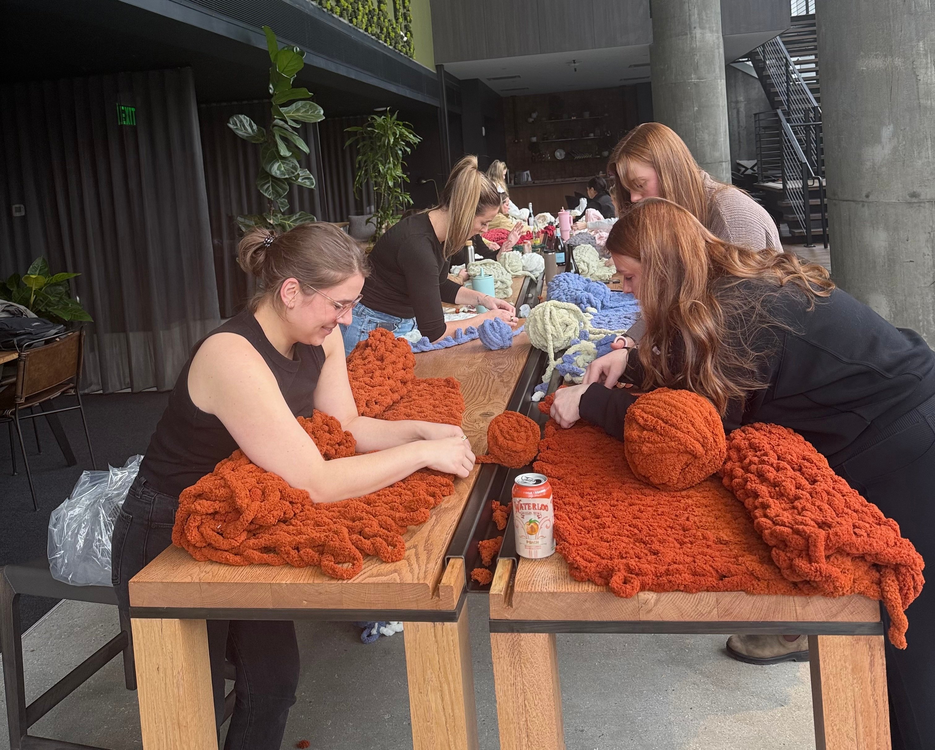 Cozy Connections: Hand-Knit a Luxury Blanket Together image #3