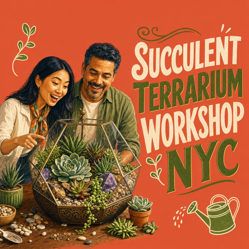 Succulent Terrarium Workshop NYC