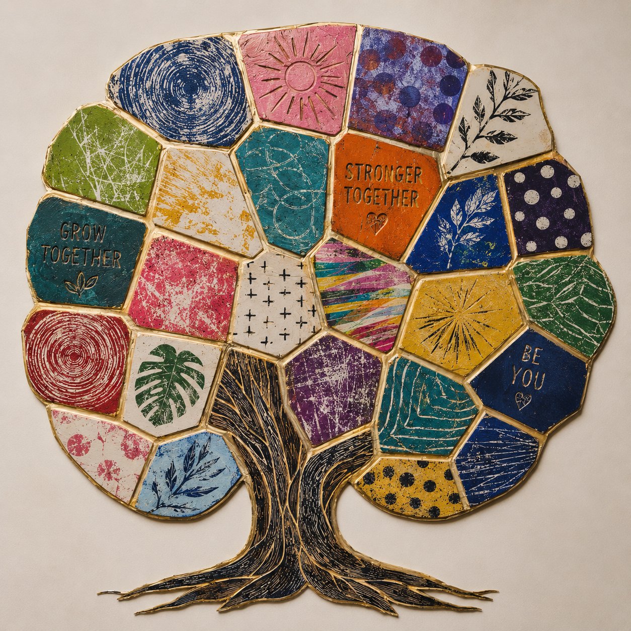 Kintsugi Inspired Team Art Installation