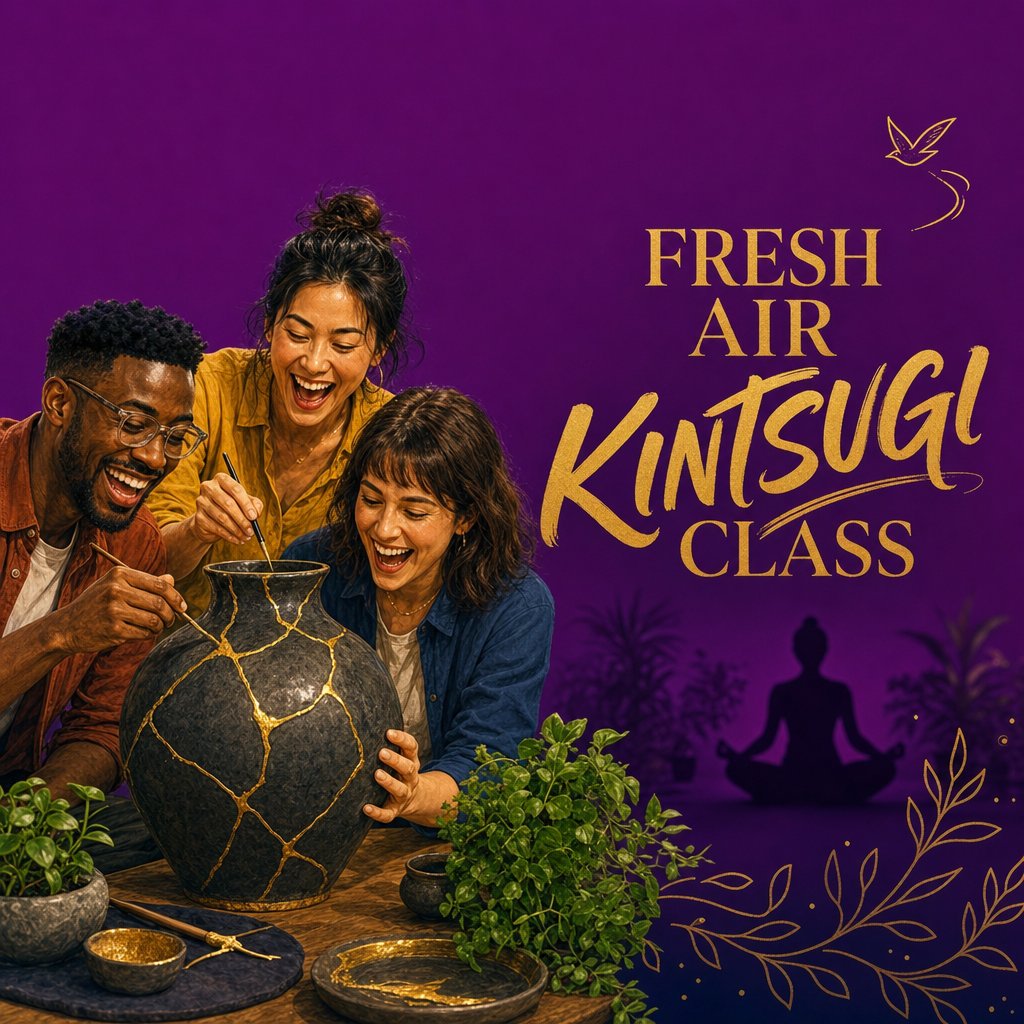 Fresh Air Kintsugi Class Experience