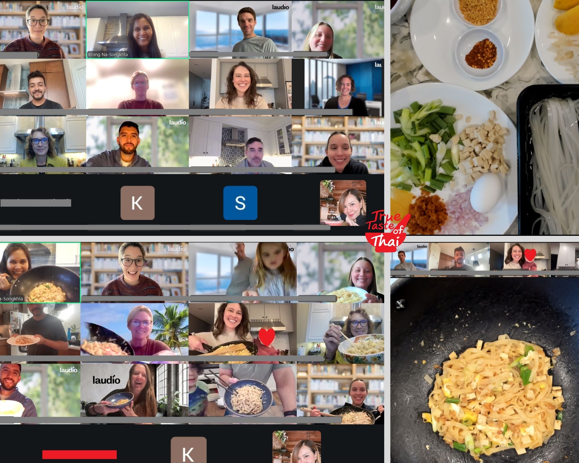 Virtual Asian Cooking Experience with Shopping List