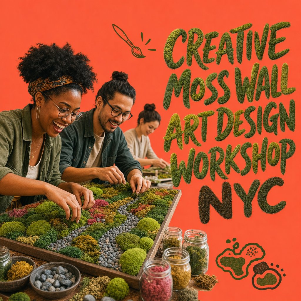 Creative Moss Wall Art Design Workshop NYC