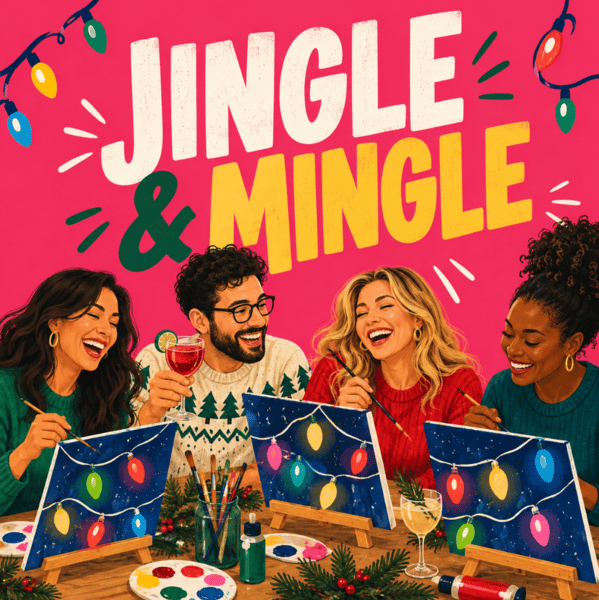 Jingle & Mingle: Holiday Lights Painting & Festive Cocktails
