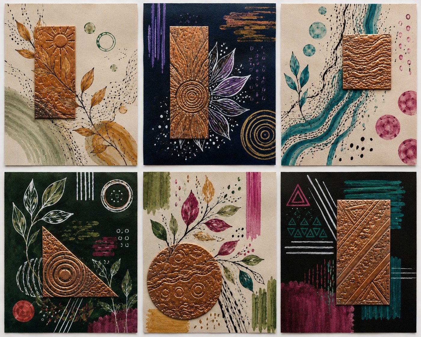 Metal Embossing & Mixed Media Art