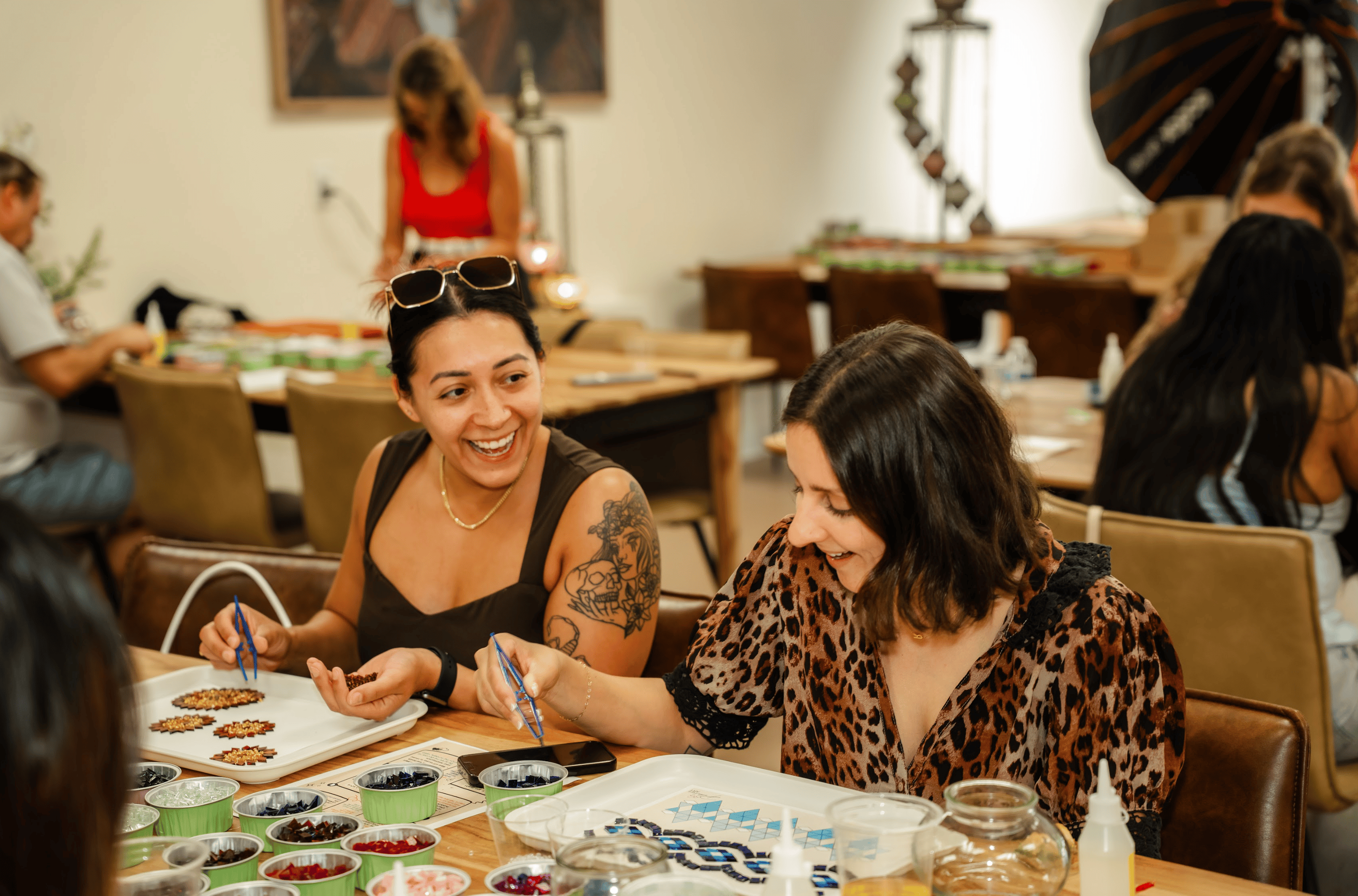 Turkish Mosaic Lamp Team Building Workshop image