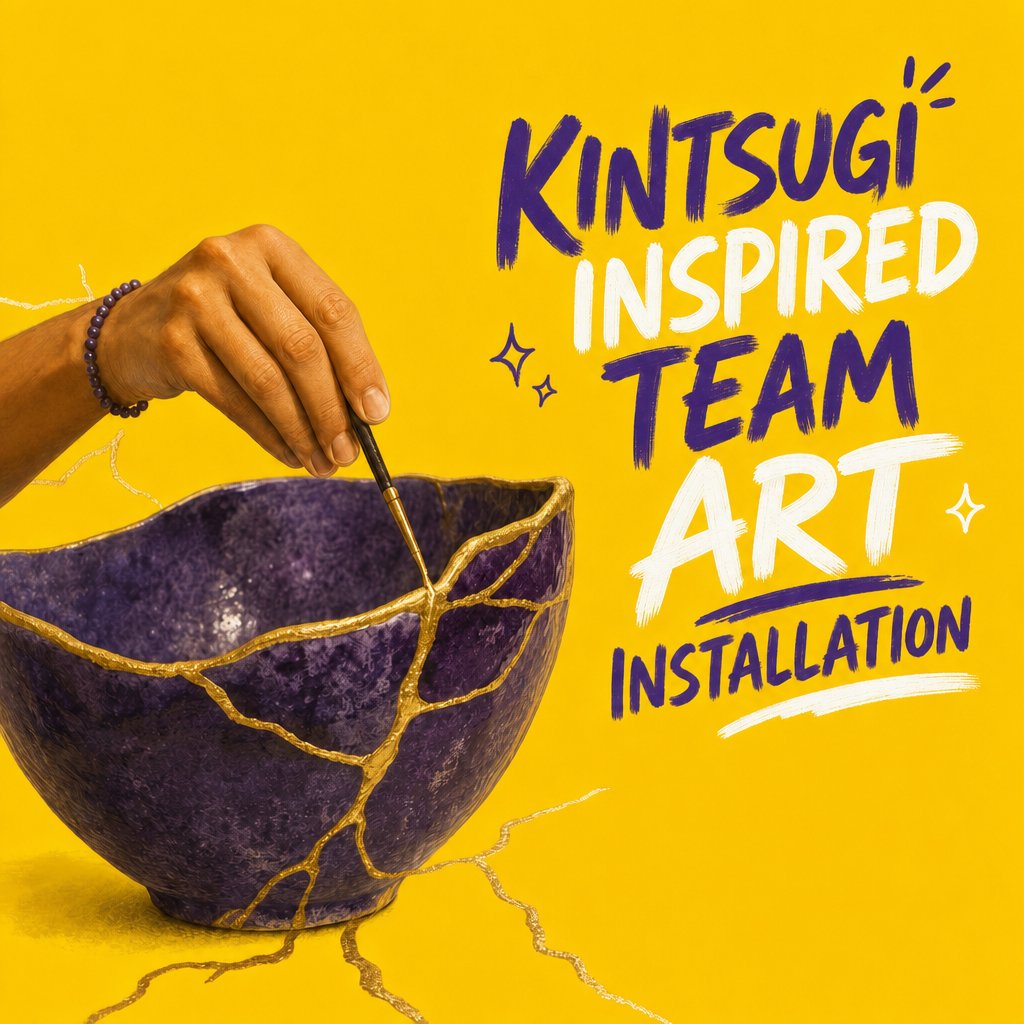 Kintsugi Inspired Team Art Installation