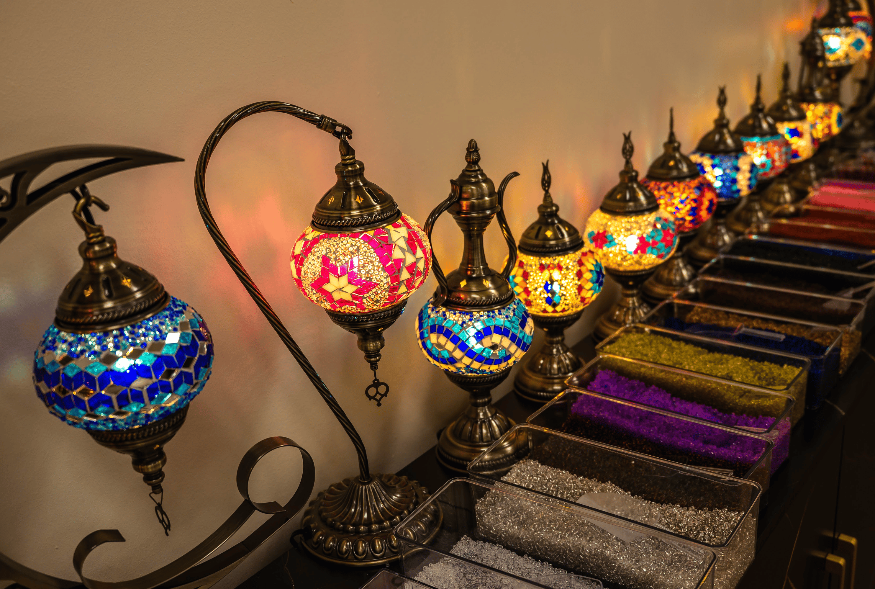 Turkish Mosaic Lamp Team Building Workshop image