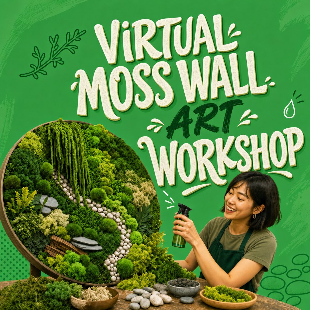 Virtual Moss Wall Art Workshop