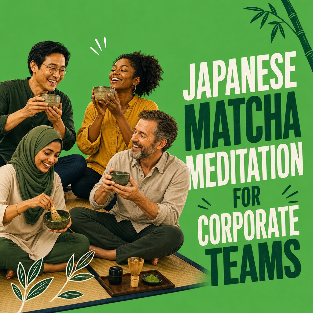 Japanese Matcha Meditation for Corporate Teams