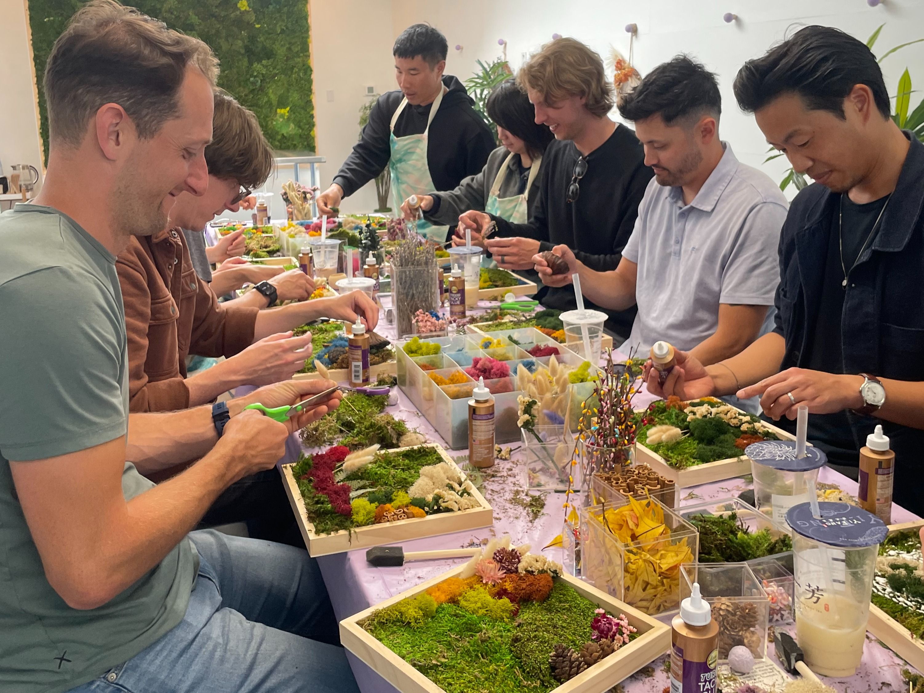 Creative Moss Wall Art Design Workshop NYC