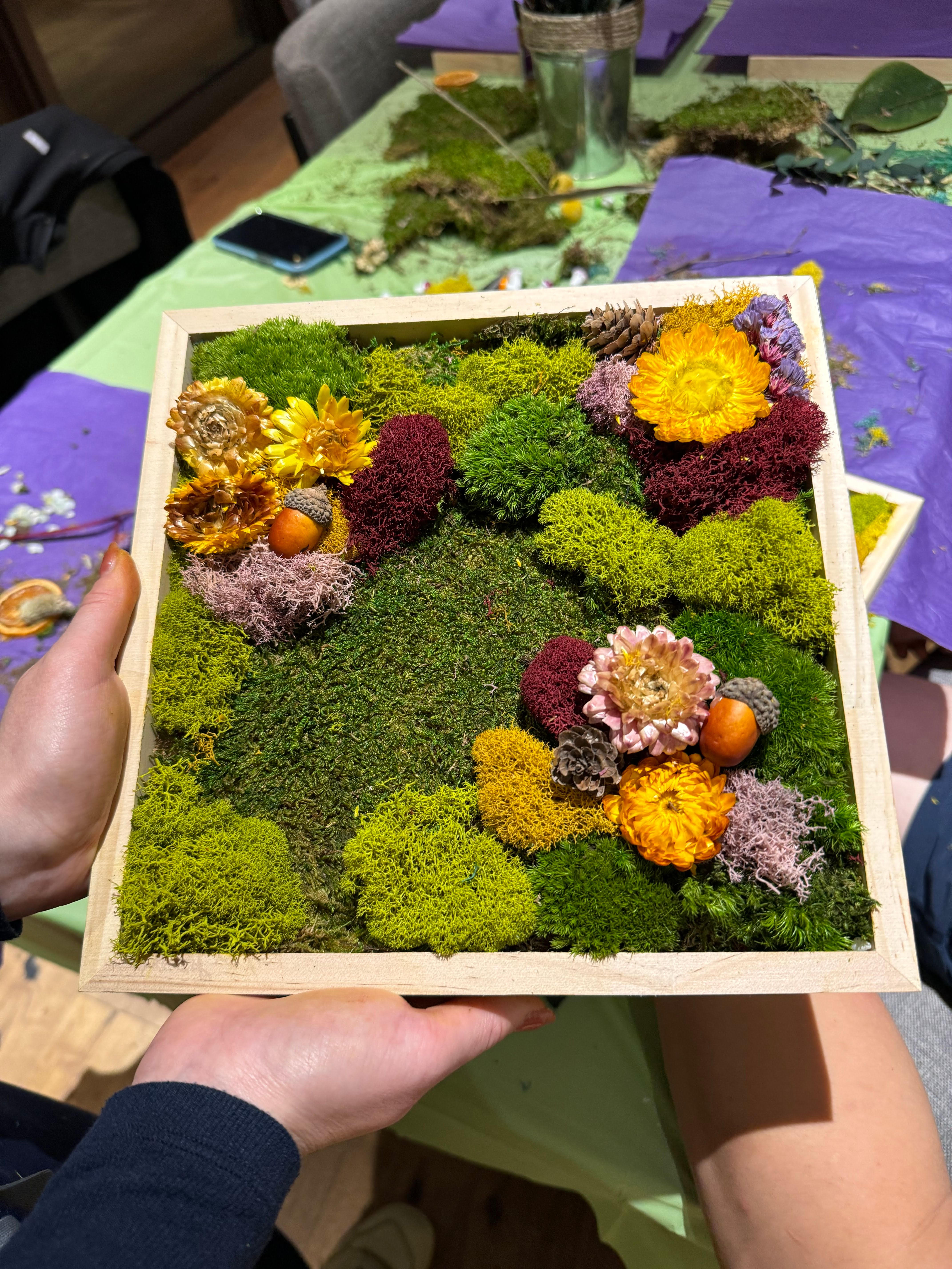 Creative Moss Wall Art Design Workshop NYC image #3