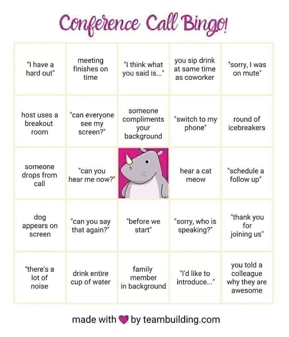 webex bingo game card