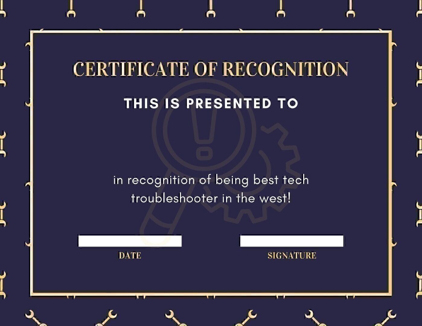 Online Award Certificate 2