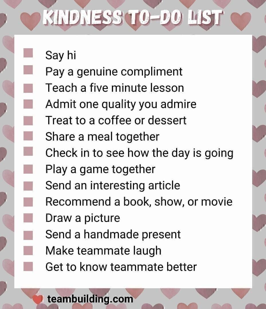 Kindness game template