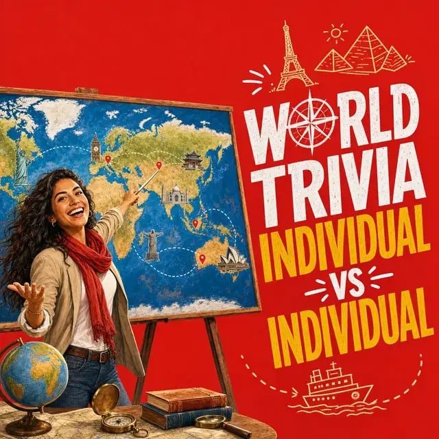 World Trivia: Individual vs Individual (45 min)