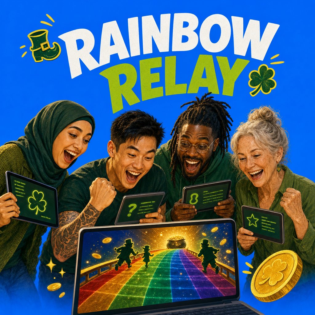 Rainbow Relay: A Fun Leprechaun Escape Room! 