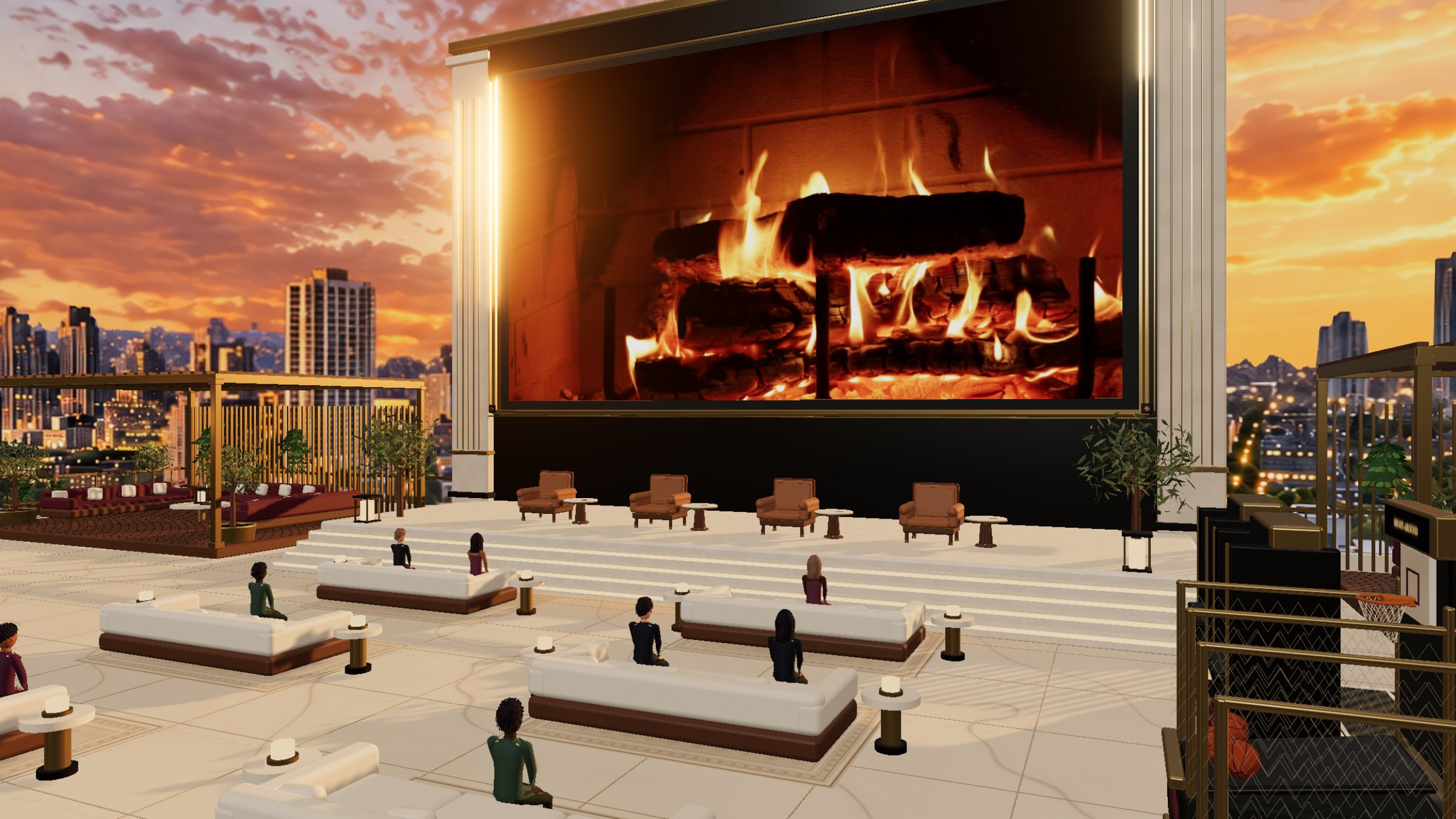 Royal Rooftop Private Virtual Team Social image #2