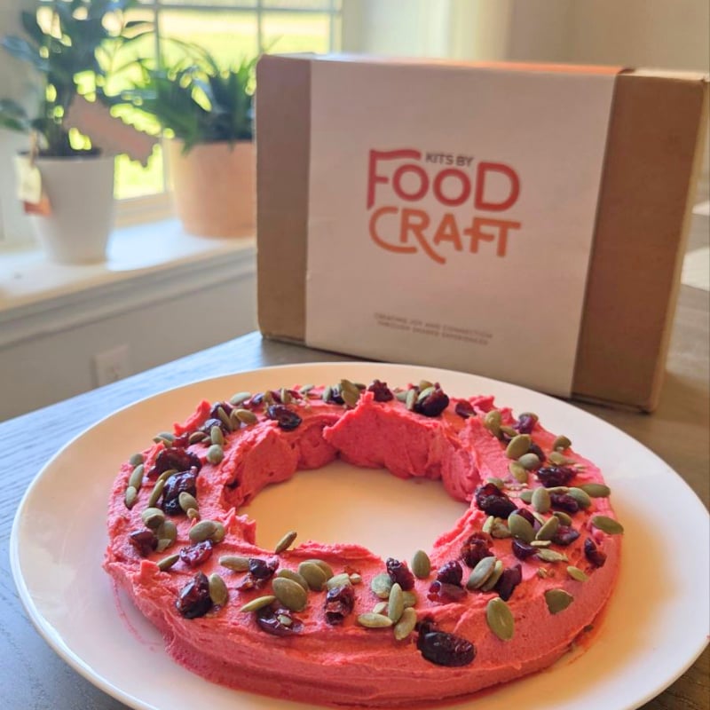 Make a Hummus Wreath at Home image #2