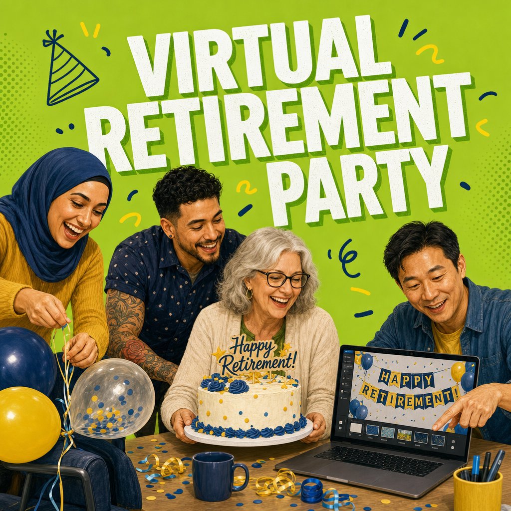 Custom Virtual Retirement Party