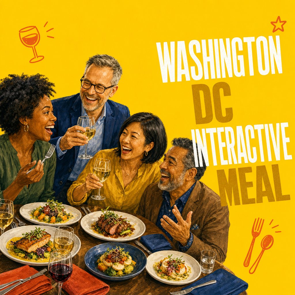 Washington DC Interactive Meal - Food Based Experience