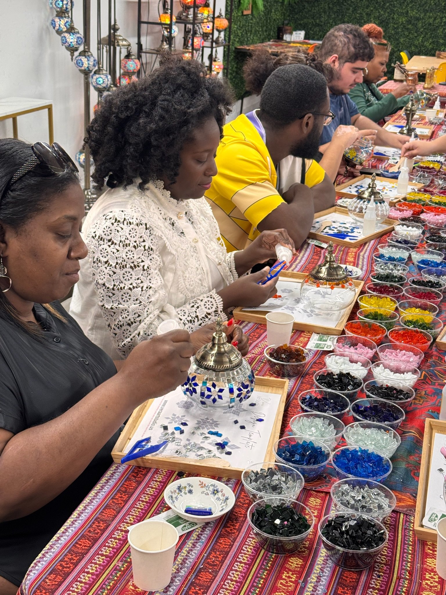 Turkish Mosaic Lamp Workshop image