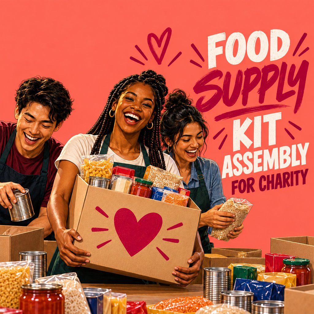 Food Supply Kit Assembly for Charity image #1