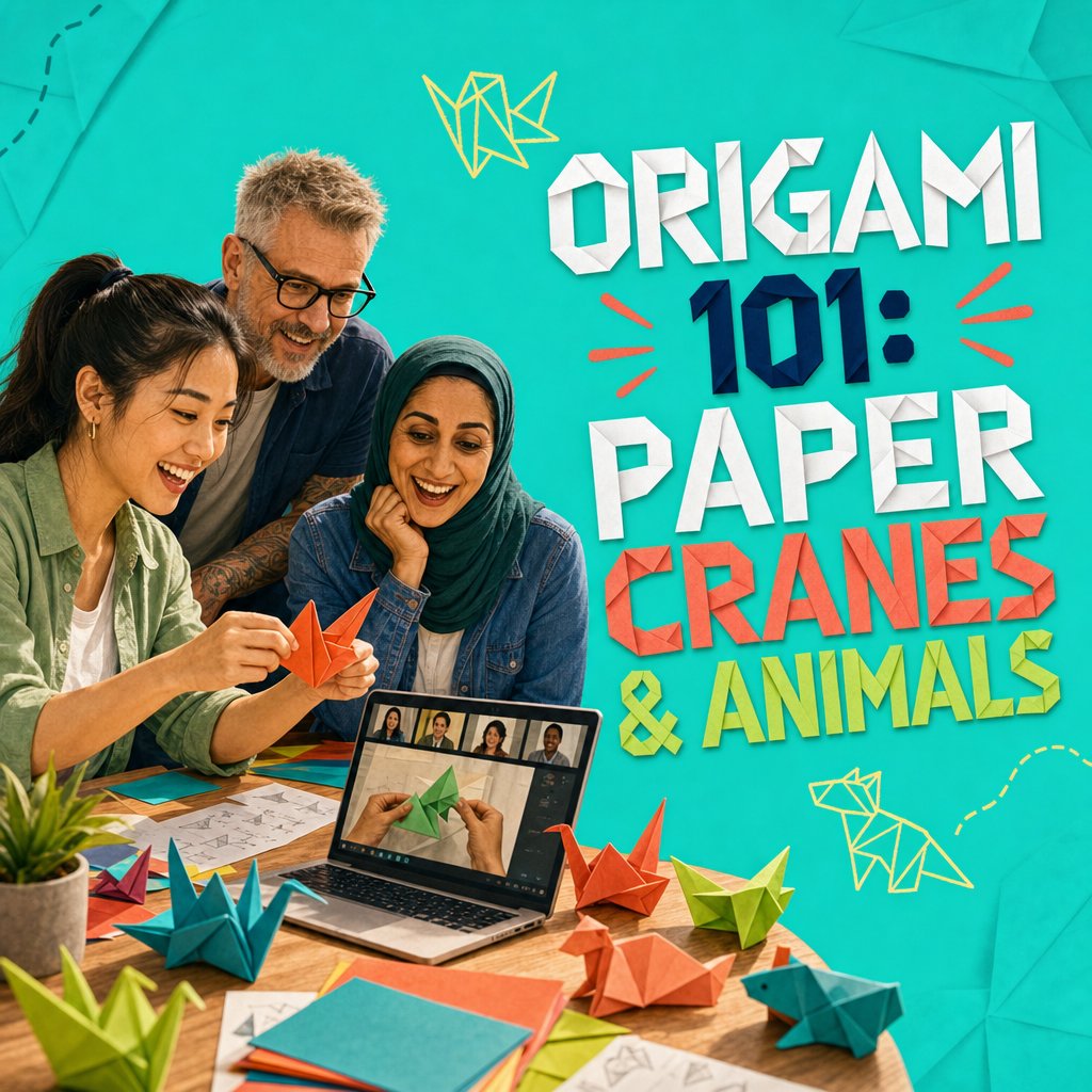 Origami 101: Paper Cranes & Animals