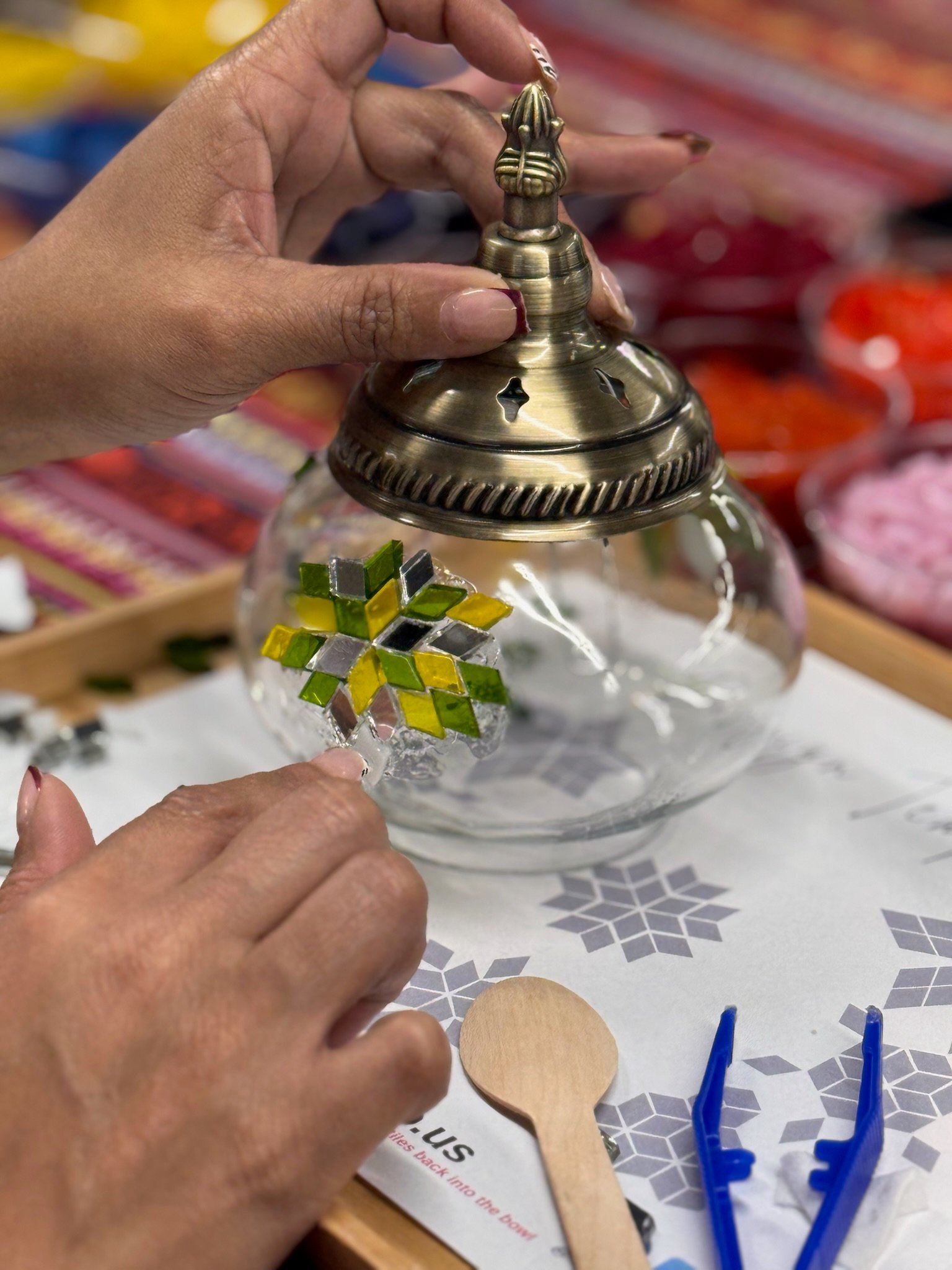 Turkish Mosaic Lamp Workshop image