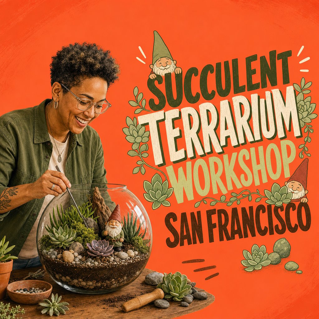 Succulent Terrarium Workshop San Francisco