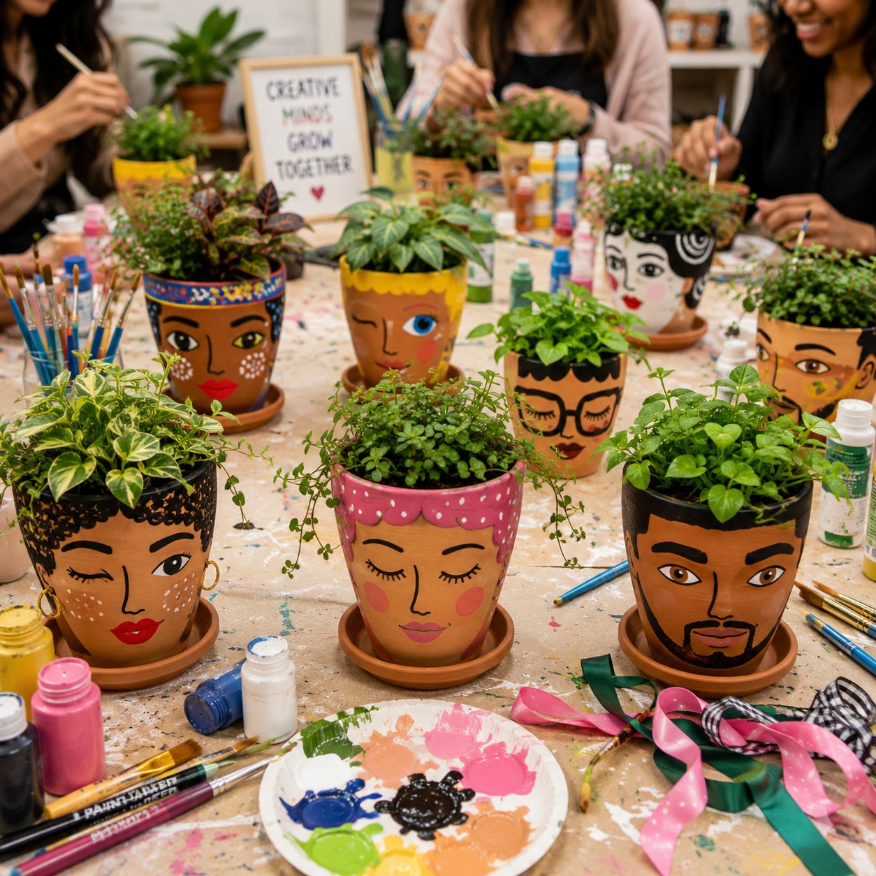 Portrait Planters: A Living Art Workshop