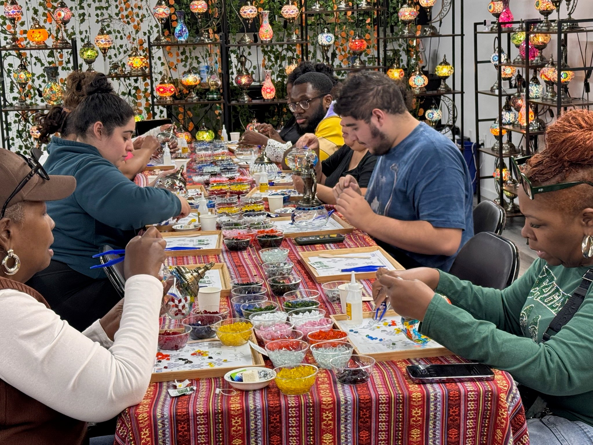 Turkish Mosaic Lamp Workshop image