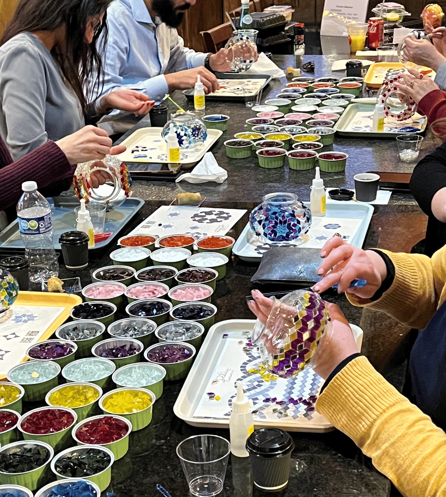 Turkish Mosaic Lamp Team Building Workshop image