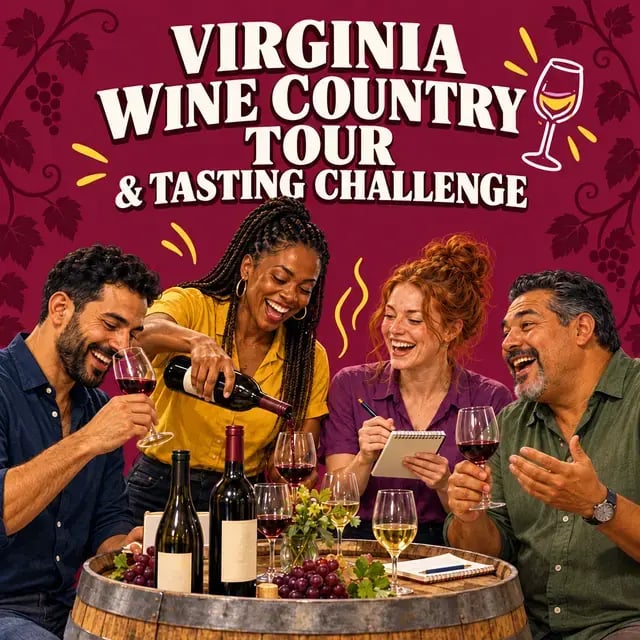 Virginia Wine Country Tour & Tasting Challenge