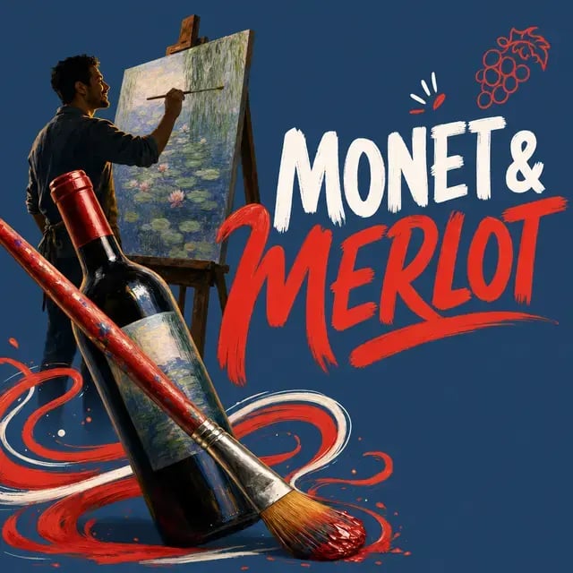 Monet & Merlot (with real shipped wine!)