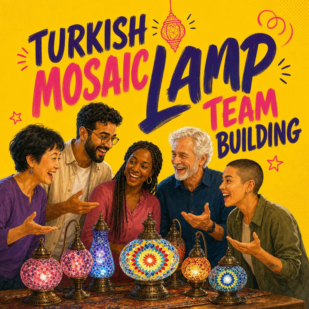 Turkish Mosaic Lamp Team Building Workshop