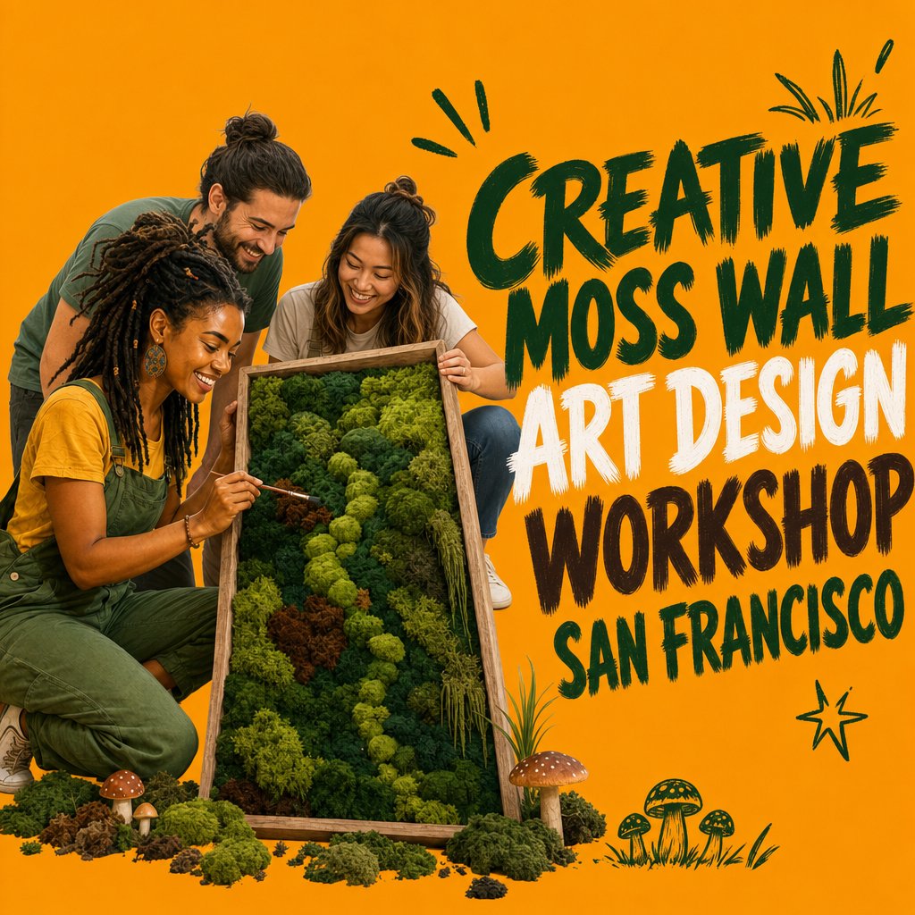 Creative Moss Wall Art Design Workshop San Francisco